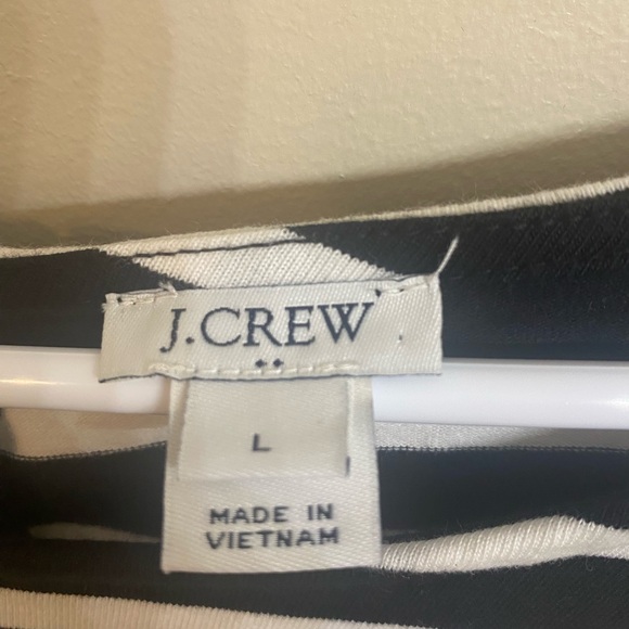 J. Crew Black and White Striped Shirt - Picture 3 of 3